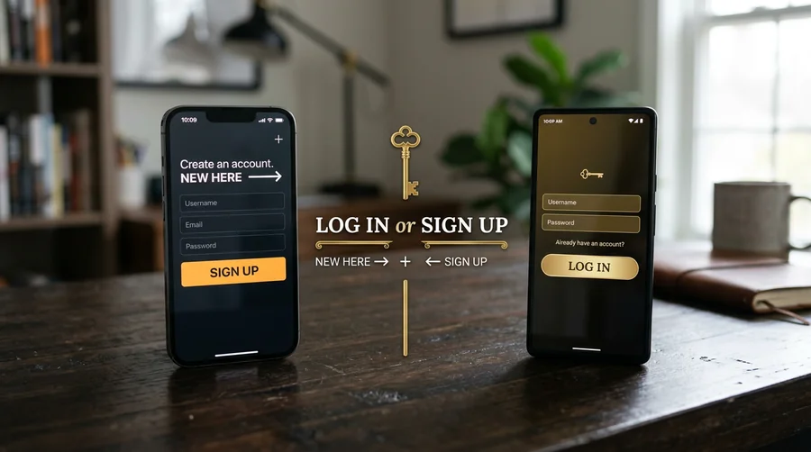 Sign Up or Login – What to Choose